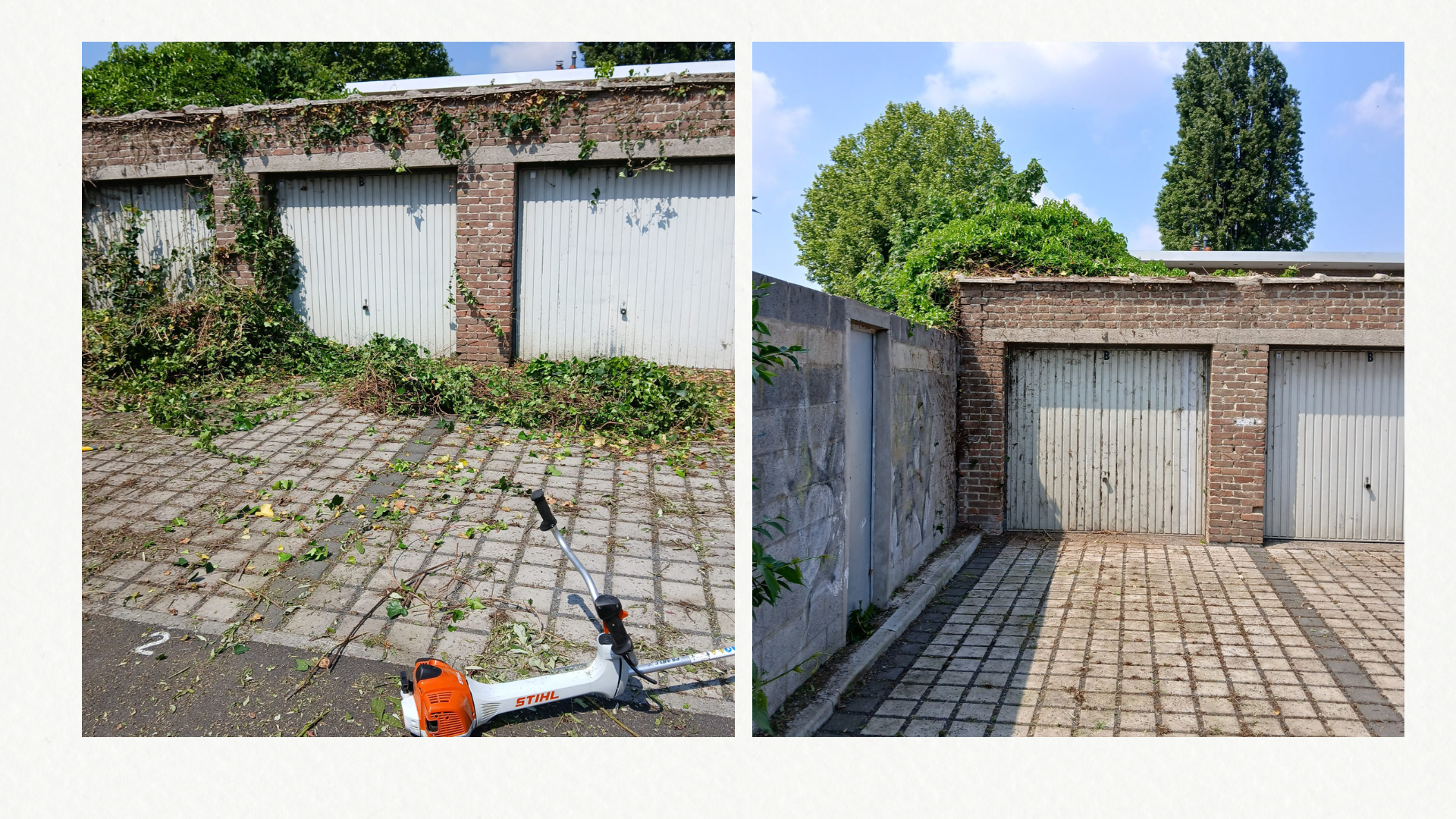 Nettoyage de garage et remise en état après débarras pour Vilogia à Wattrelos